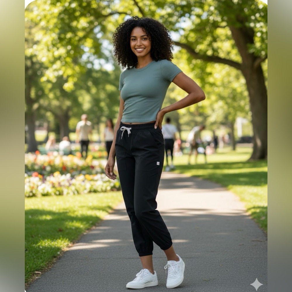 Vuori Black Track Pants